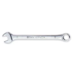 Beta 42INOX Combination wrenches, open and offset ring ends, made of stainless steel