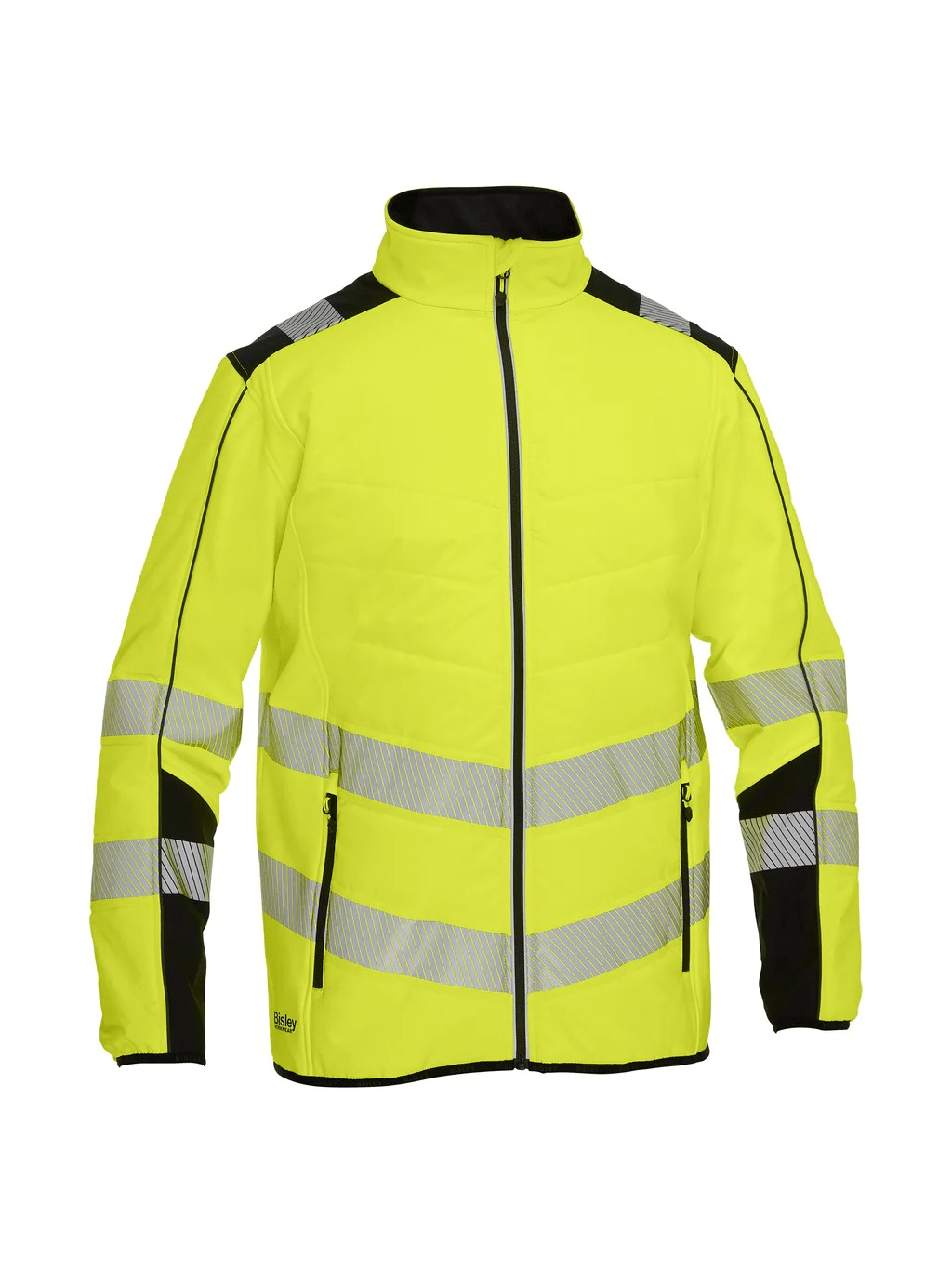 BISLEY, EJ4132T, Taped Hi Vis Robey Jacket, Yellow